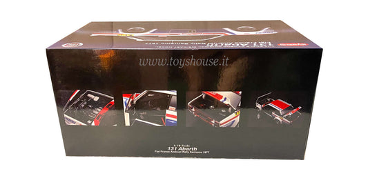 Kyosho 1:18 scale model item 08375A Fiat 131 Abarth Sanremo 1977