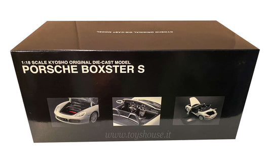 Kyosho 1:18 scale model item 08382W Porsche Boxster S Spider RS60 2009