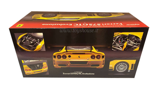 Kyosho 1:18 scale model item 08392C Ferrari 575 GTC Evoluzione 2005