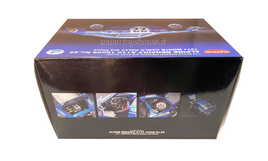 Kyosho 1:18 scale model item 08483A Alpine Renault A110 1600S Rally Monte Carlo 1971