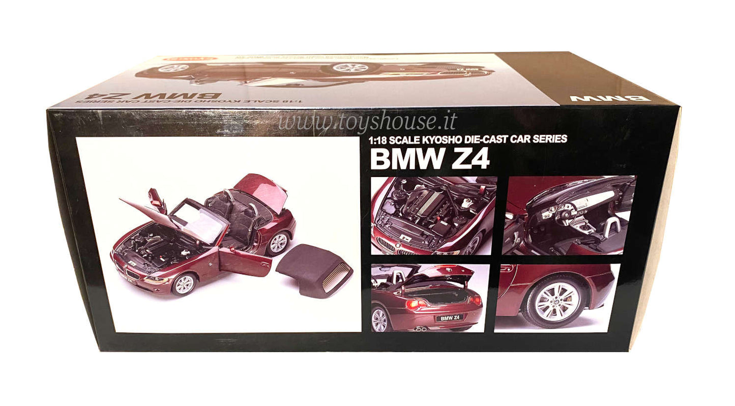 Kyosho 1:18 scale model item 08581R BMW Z4 E85 2003