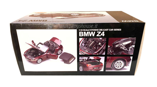 Kyosho 1:18 scale model item 08581R BMW Z4 E85 2003