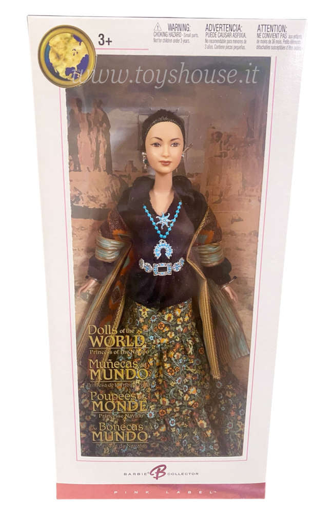 Barbie Navajo Princess B8956 Pink Label Princesses of the World Collection