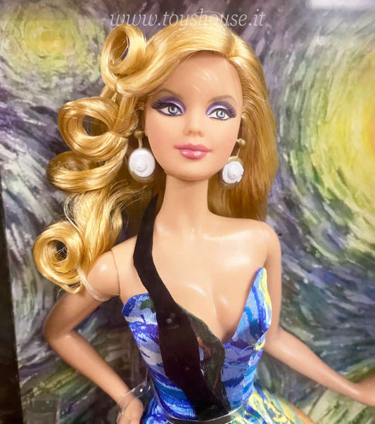 Barbie Vincent Van Gogh La Notte Stellata V0445 The Museum Collection Pink Label