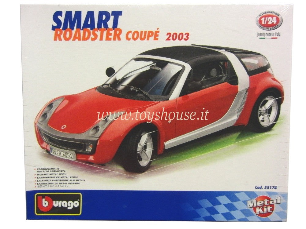 Bburago scala 1:24 articolo 55174 Bijoux Kit Smart Roadster Coupé