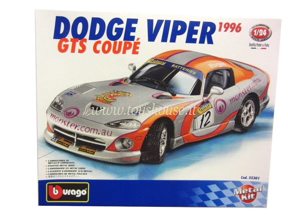Bburago 1:24 scale article 55301 Bijoux Kit Dodge Viper GTS Coupé
