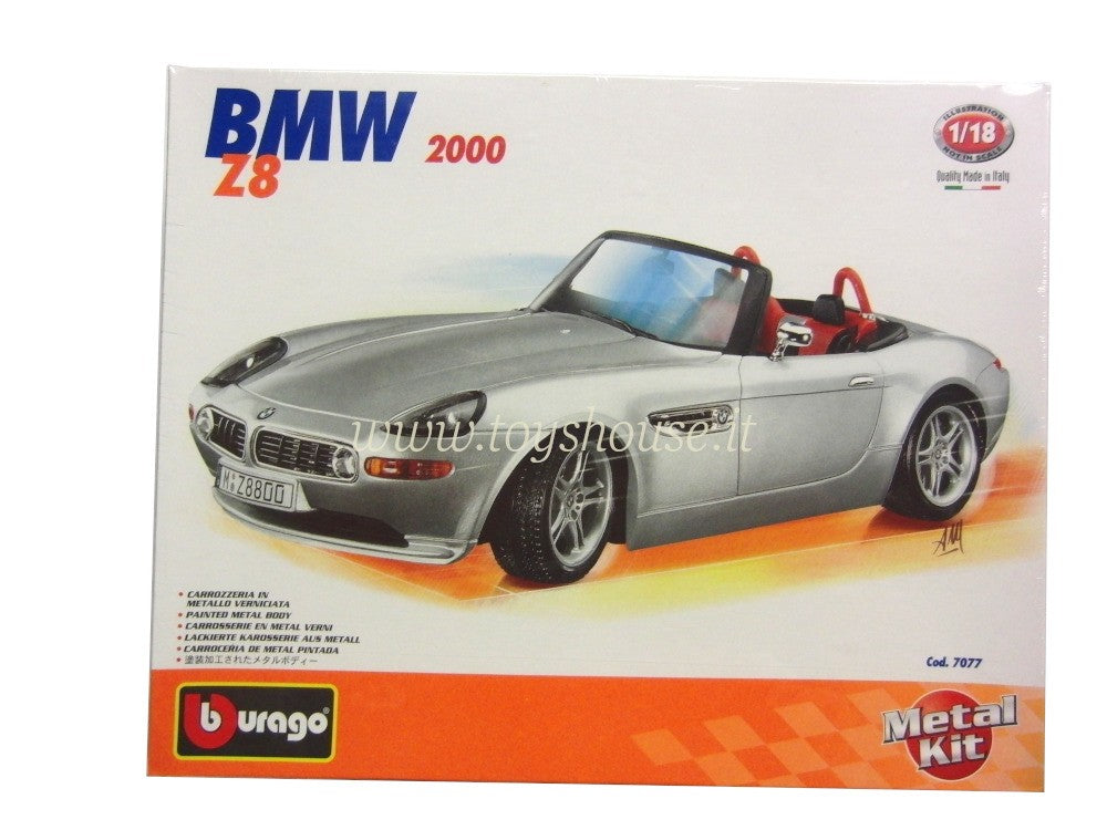 Bburago 1:18 scale item 7077 Kit Collection BMW Z8