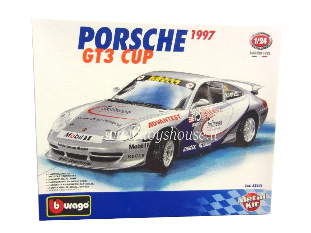 Bburago scala 1:24 articolo 55631 Bijoux Kit Porsche GT3 Cup