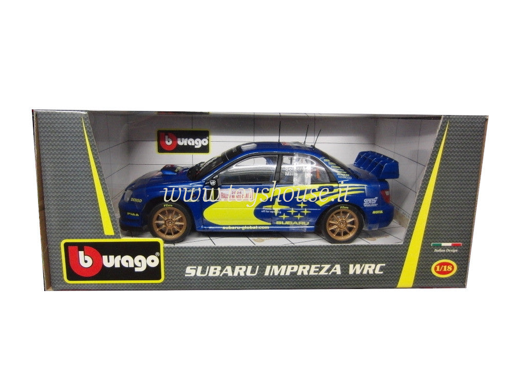 Bburago scala 1:18 articolo 39053 Trophy Collection Subaru Impreza WRC