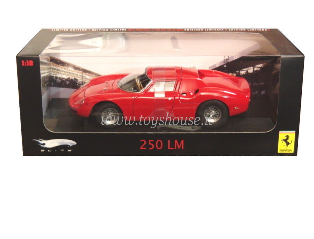 Hot Wheels scala 1:18 articolo P9900 Elite Ferrari 250 LM Ed.Lim. 5000 pz
