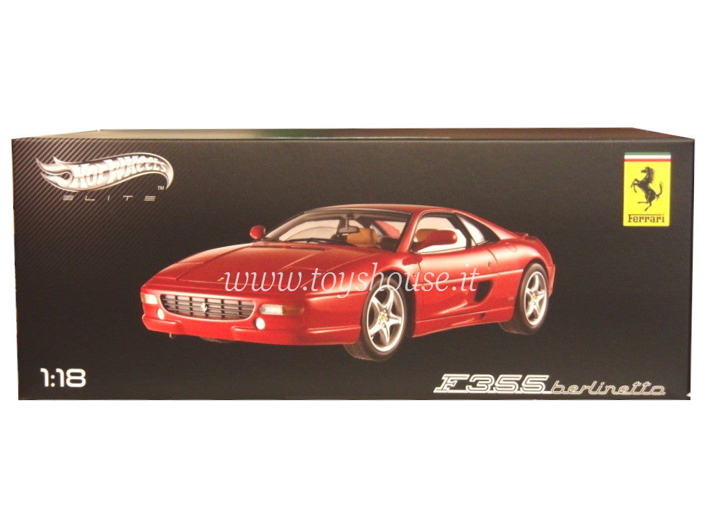 Hot Wheels 1:18 Scale Item X5477 Elite Ferrari F355 Berlinetta