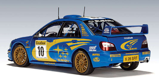 AUTOart 1:18 scale item 80292 Subaru Impreza WRC Winner Rally Monte Carlo 2002