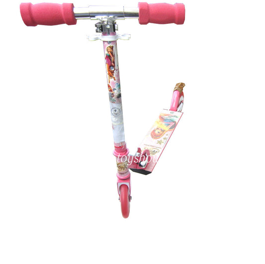 Winx Club Pink Metal Scooter Max Weight 50kg