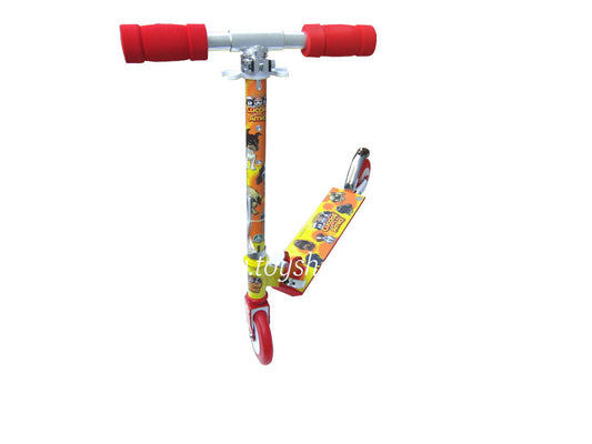 Puppies looking for Friends Yellow Metal Scooter max weight 50kg