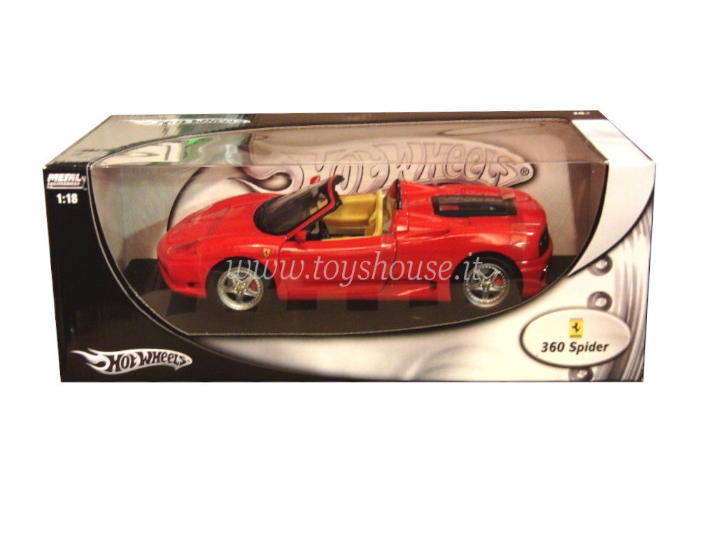 Hot Wheels 1:18 scale item 57310 Foundation Ferrari 360 Modena Spider