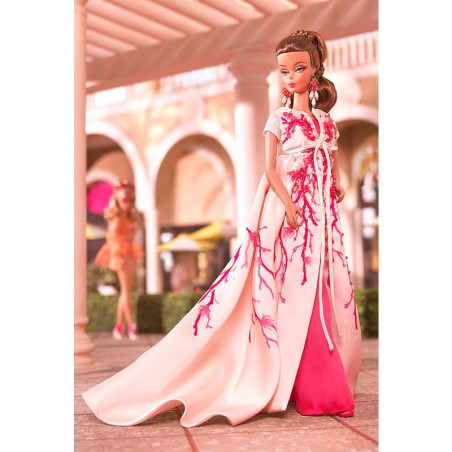 Barbie Palm Beach Coral Silkstone R4535 Fashion Model Collection Gold Label
