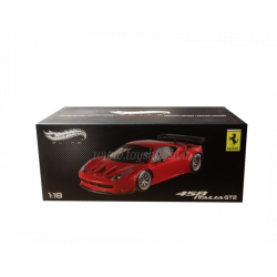 Hot Wheels 1:18 scale item X2860 Elite Ferrari 458 Italia GT2 Lim.Ed. 10000 pcs