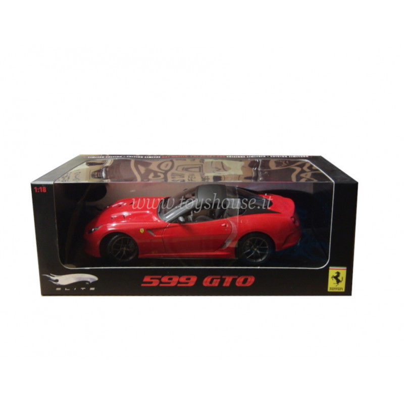 Hot Wheels 1:18 scale item T6925 Elite Ferrari 599 GTO Lim.Ed. 5000 pcs