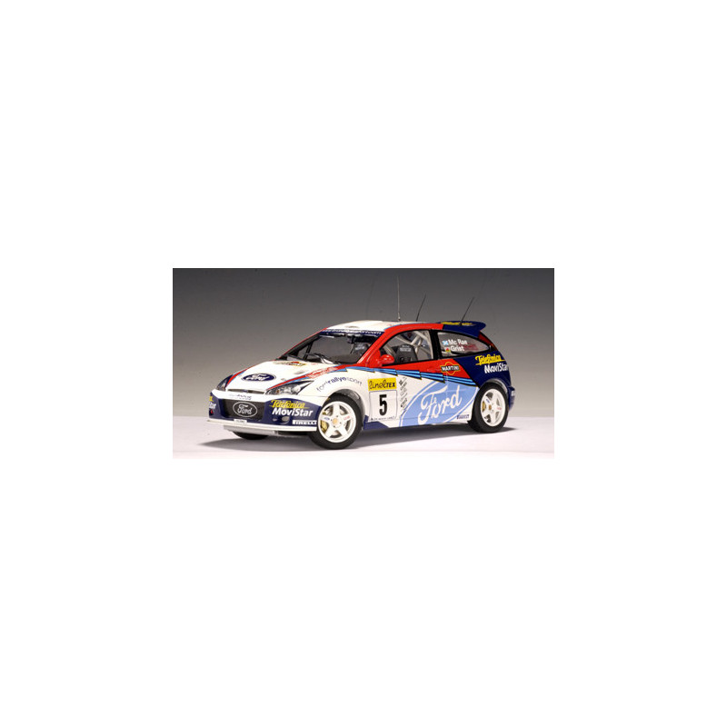 AUTOart scala 1:18 articolo 80212 Racing Division Collection Ford Focus WRC Rally Monte Carlo 2002 C.McRae/N.Grist n.5