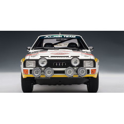 AUTOart 1:18 scale item 88501 Millennium Collection Audi Sport Quattro Rally Monte Carlo 1985 S.Blomqvist/B.Cederberg