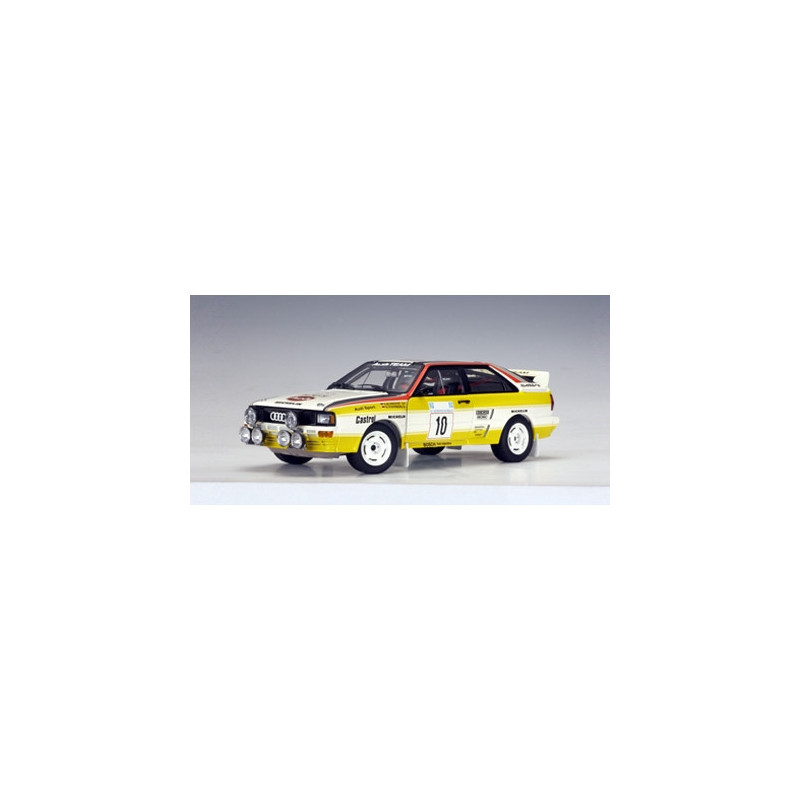 AUTOart 1:18 scale item 88402 Millennium Collection Audi Quattro LWB A2 Rally Acropolis 1984 n.10 S. Blomqvist