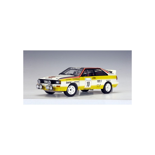AUTOart scala 1:18 articolo 88402 Millennium Collection Audi Quattro LWB A2 Rally Acropolis 1984 n.10 S. Blomqvist