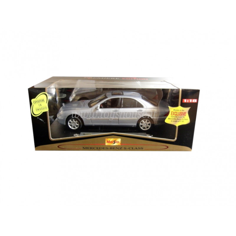 Maisto 1:18 scale item 36855 Premiere Edition Collection Mercedes Benz S Class
