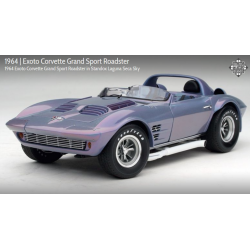Exoto scala 1:18 articolo PRM00080 Racing Legends Collection Corvette Grand Sport Roadster Standox Laguna Seca Sky