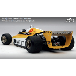 Exoto 1:18 scale item GPC97090 Grand Prix Classics Collection Renault RE-20 Turbo - Jean-Pierre Jabouille