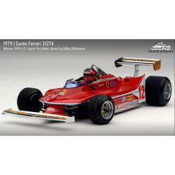 Exoto 1:18 scale item GPC97073 Grand Prix Classics Collection Ferrari 312T4 - Gilles Villeneuve