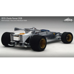 Exoto 1:18 scale item GPC97068 Grand Prix Classics Collection Ferrari 312B Pure Line Aluminum Finish
