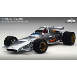 Exoto 1:18 scale item GPC97068 Grand Prix Classics Collection Ferrari 312B Pure Line Aluminum Finish