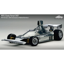 Exoto scala 1:18 articolo GPC97059 Grand Prix Classics Collection Ferrari 312T 50th Anniversary Polished Aluminum