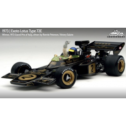 Exoto 1:18 scale item GPC97037 Grand Prix Classics Collection Lotus Type 72E - Ronnie Peterson