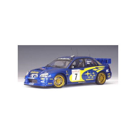 AUTOart 1:18 scale item 80391 Racing Division Subaru New Age Impreza WRC Rally Monte Carlo 2003 n.7 P.Solberg/P.Mills