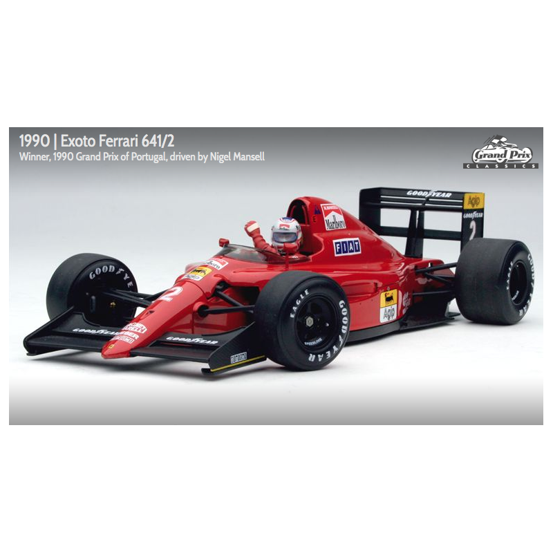 Exoto 1:18 scale item GPC97102 Grand Prix Classics Collection Ferrari 641/2 - Nigel Mansell