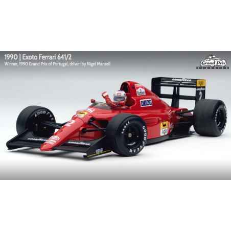 Exoto 1:18 scale item GPC97102 Grand Prix Classics Collection Ferrari 641/2 - Nigel Mansell
