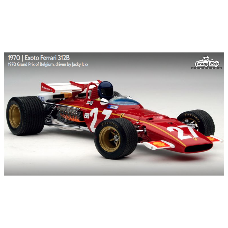 Exoto scala 1:18 articolo GPC97064 Grand Prix Classics Collection Ferrari 312B - Jacky Ickx
