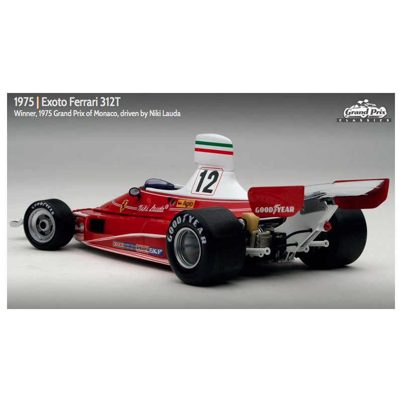 Exoto 1:18 scale item GPC97050 Grand Prix Classics Collection Ferrari 312T  - Niki Lauda