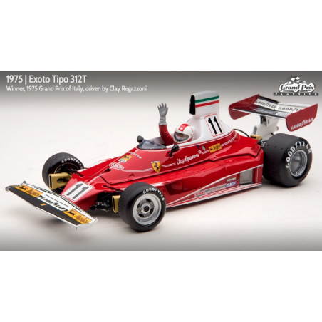 Exoto scala 1:18 articolo GPC97051 Grand Prix Classics Collection Ferrari 312T - Clay Regazzoni