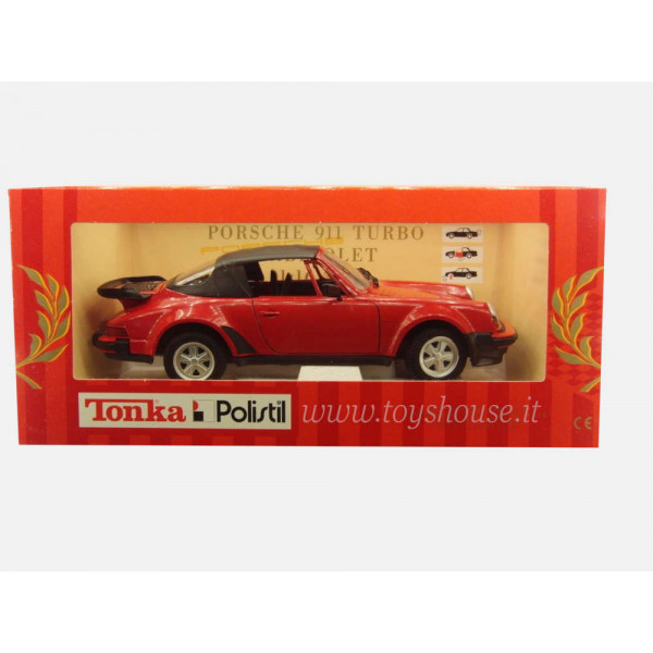 Tonka Polistil scala 1:16 articolo 1699 Porsche 911 Turbo Cabriolet