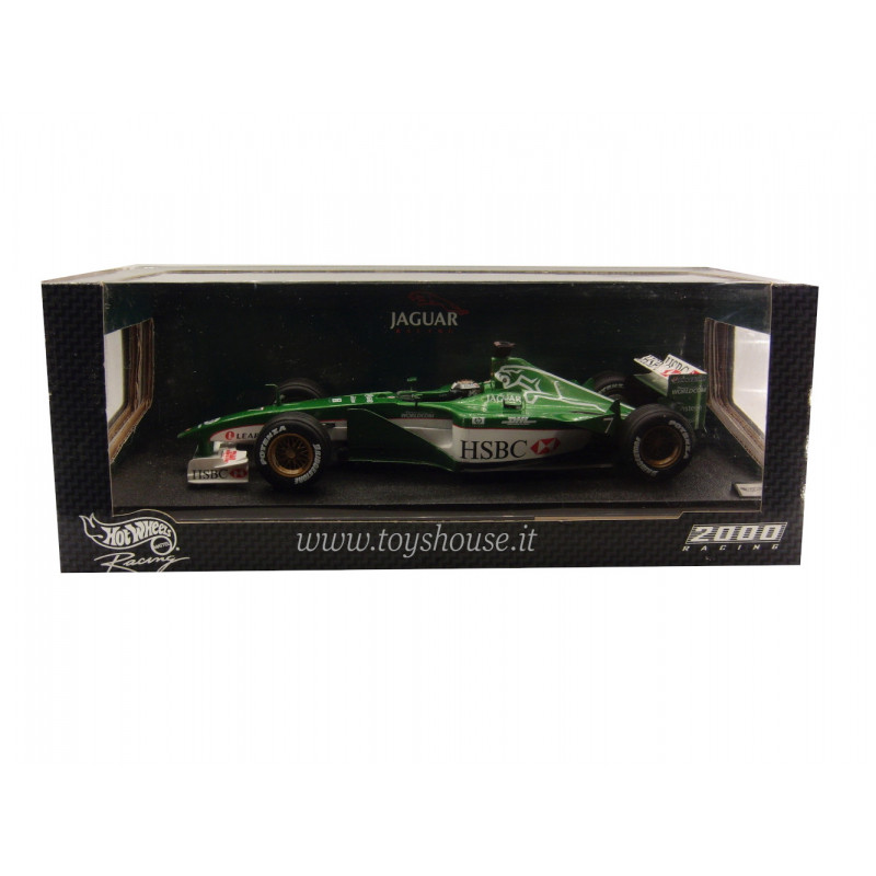 Hot Wheels 1:18 scale item 26741 Racing Jaguar Racing R1 Irvine 2000