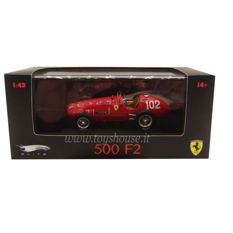 Hot Wheels 1:43 scale item N5590 Elite Ferrari 500 F2 Ascari 1952 (Winner GP Nurburgring) Lim.Ed. 10000 pcs