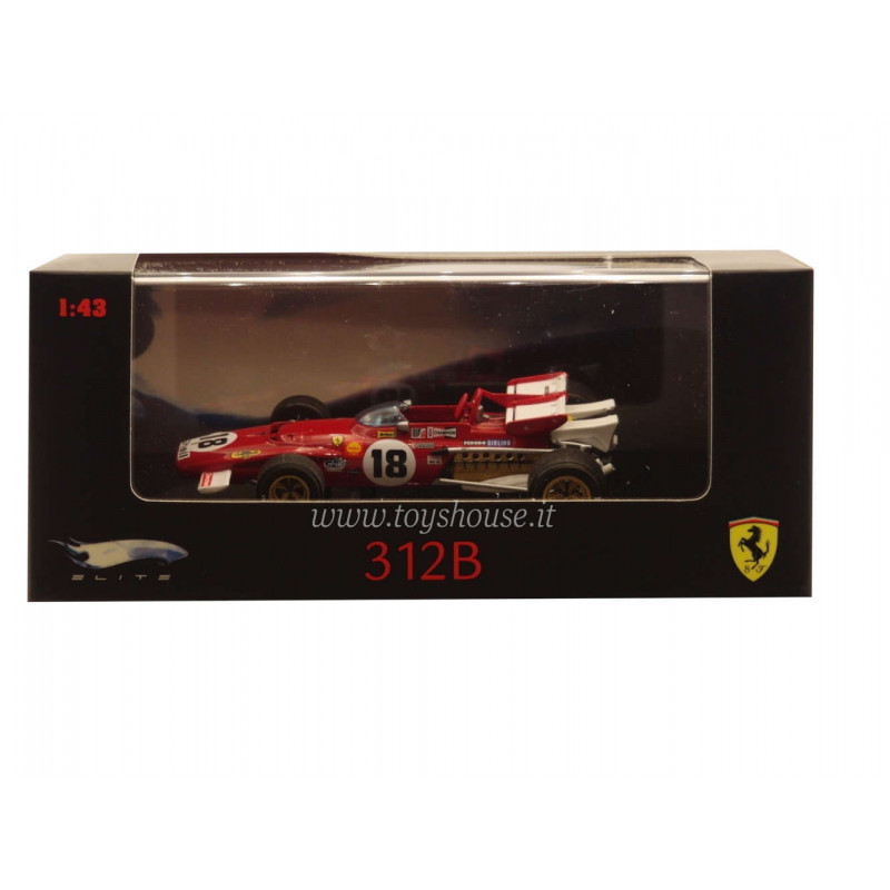 Hot Wheels 1:43 scale item N5588 Elite Ferrari 312B Ickx 1970 (GP Canada) Lim.Ed. 10000 pcs