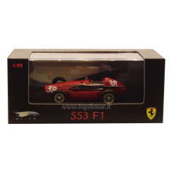 Hot Wheels scala 1:43 articolo N5586 Elite Ferrari 553 F1 Squalo Hawthorn 1954 (Vince GP Spagna) Ed.Lim. 10000 pz