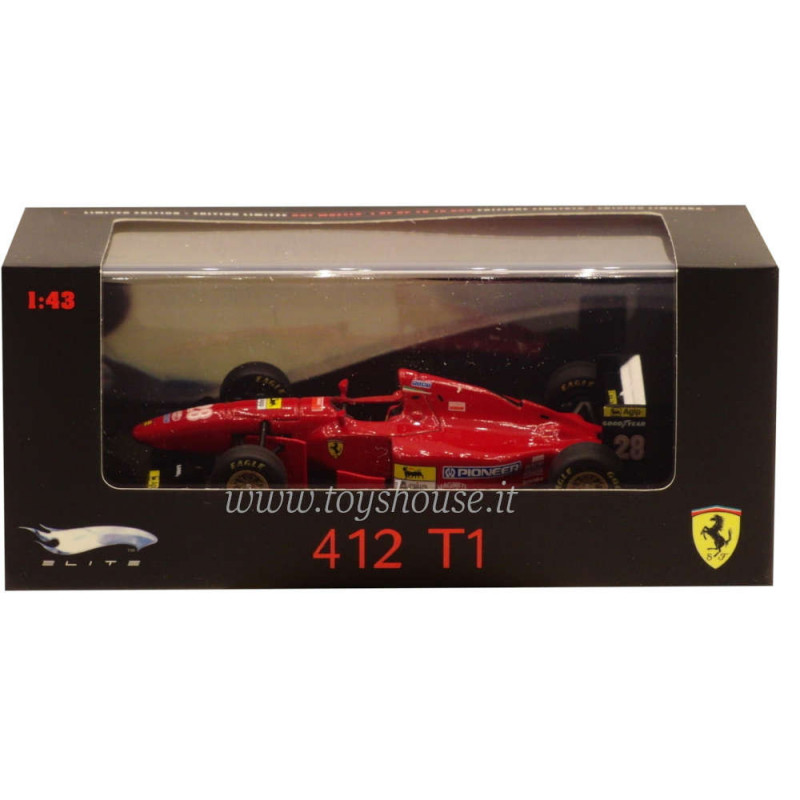 Hot Wheels scala 1:43 articolo N5583 Elite Ferrari 412 T1 Berger 1994 (Vince GP Germania) Ed.Lim. 10000 pz