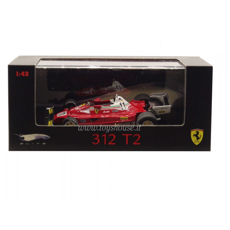 Hot Wheels scala 1:43 articolo N5581 Elite Ferrari 312 T2 Lauda 1977 (GP Germania) Ed.Lim. 10000 pz