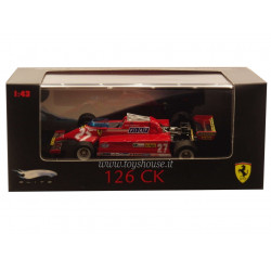 Hot Wheels scala 1:43 articolo P9945 Elite Ferrari 126 CK Villeneuve 1981 (Vince GP Monaco) Ed.Lim. 10000 pz