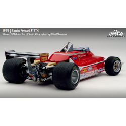 Exoto 1:18 scale item GPC97071 Grand Prix Classics Collection Ferrari 312T4 - Gilles Villeneuve