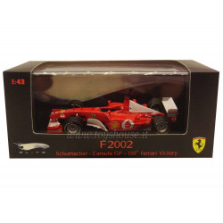 Hot Wheels 1:43 scale item N5603 Elite Ferrari F2002 Schumacher 2002 (150th Victory GP Canada) Lim.Ed. 10000 pcs